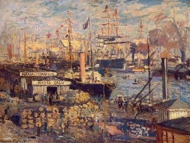 The Grand doca em Le Havre 1872