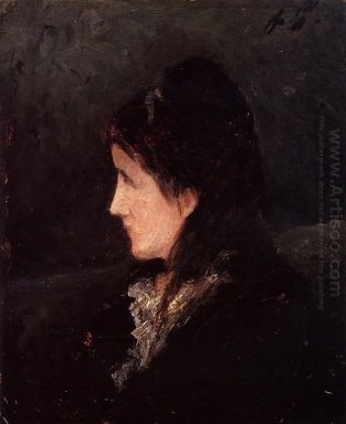 Portret van ingeborg thaulow 1877