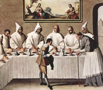 St Hugo de Cluny No refeitório do Carthusians 1633