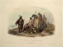 Crow Indians, plate 13 from volume 1 of `Travels in the Interior