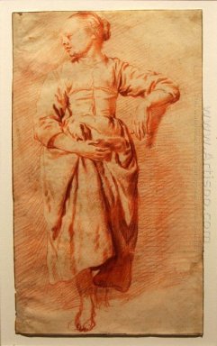 Study of a Woman in Peasant Dress