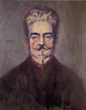 porträtt av leopold czihaczek 1907