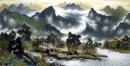 Gunung Dan Air - Lukisan Cina