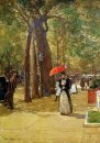 Hassam Childe Fifth Avenue A Washington Square Sun