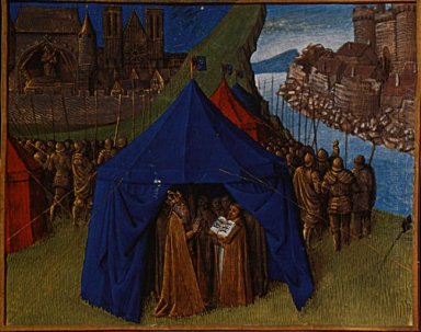 St Jacques aparece a Carlomagno 1460