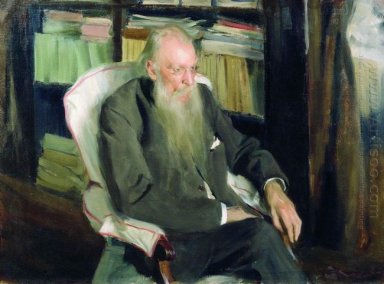 Retrato del escritor D L Mordovtsev 1901