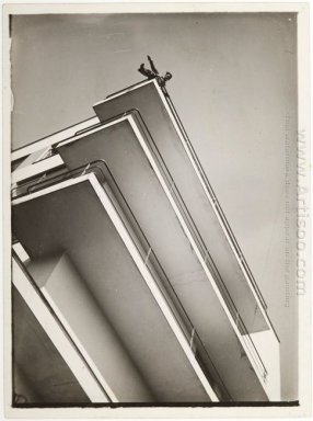 Xanti Schawinsky Auf Bauhaus Balkon