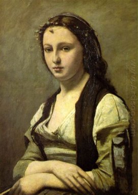 Die Frau mit einer Perlen 1870