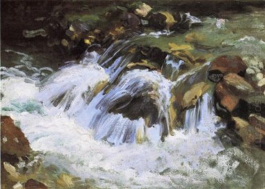 Un ruisseau de montagne Tyrol 1914