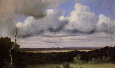Fontainebleau Storm Over De vlaktes 1822