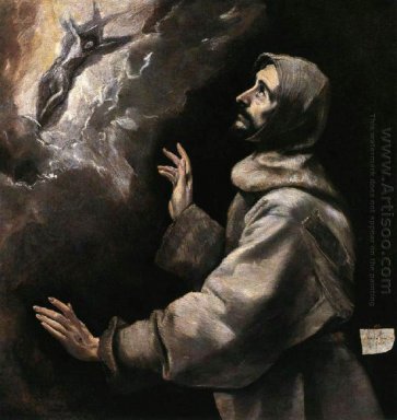 St Francis que recebe os Stigmata 3