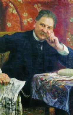 Porträt von J M Vengerov 1915