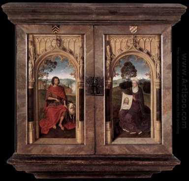 Triptych de janeiro Floreins Fechado 1479