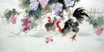 Cock - Peinture chinoise