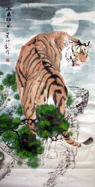 Tiger - Peinture chinoise