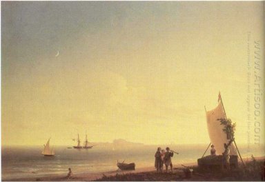 Blick Auf Die Capri 1845