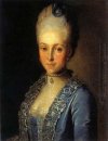 Portrait d' Alexandra Perfilyeva , née comtesse Tolstoï