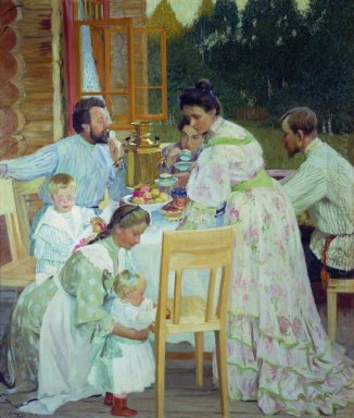 Sur la terrasse, 1906