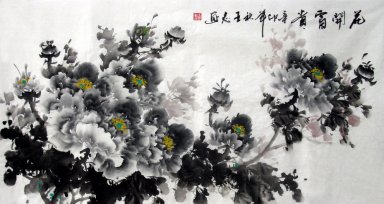 Peony - Lukisan Cina