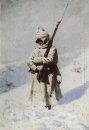 Soldados na neve 1878