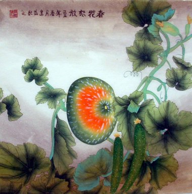 Légumes - Peinture chinoise