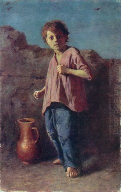 The Boy Preparing For A Fight 1866
