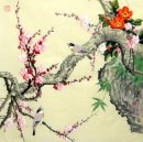 Vogels-Bloemen - Chinees schilderij