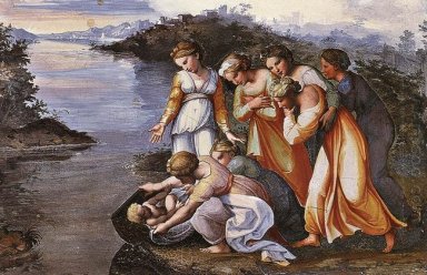 Moses Saved From The Water 1519