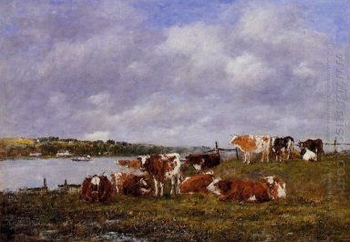 Pâturage La vallée de la Touques 1881