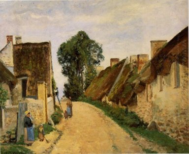 Dorfstraße Auvers sur Oise 1873