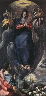 De Maagd van de Onbevlekte Ontvangenis en Sint Jan 1585