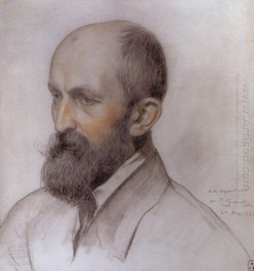 Porträt von D Kardovsky 1921