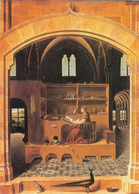 st jerome in his study