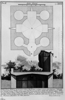 Le Antiquités T 2 Plate Xxvi précédente Section de la Croix-roma