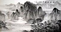 Moutain et de l'eau - Yuanyuan - Peinture chinoise