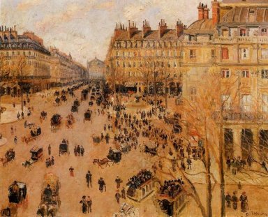 Place du thretre francais effetto di sole 1898