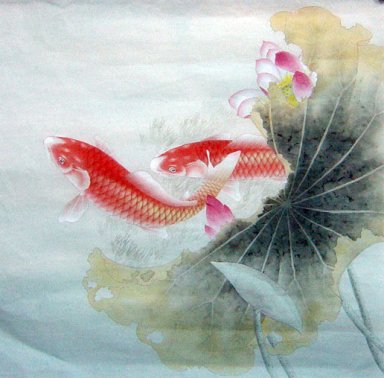 Fish - Peinture chinoise