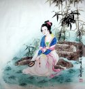 Belle Dame - Peinture chinoise