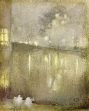 Nocturne gris et or Canal 1884