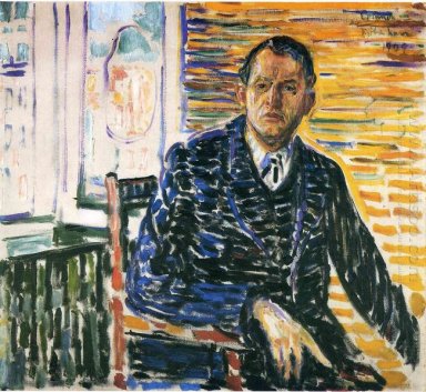 Autoportrait à l\'Hôpital du professeur Jacobson 1909