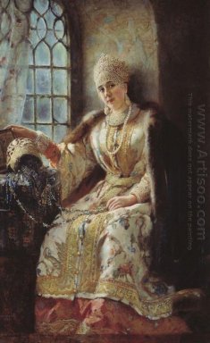 Боярин Жена у окна 1885
