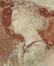 Fresque dans le cloître de San Miniato al Monte Loggia En Floren