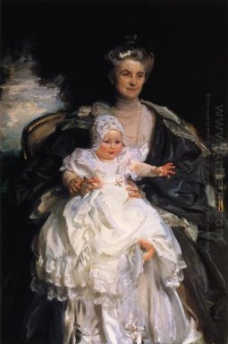 Mrs Henry Phipps och hennes granson Winston 1907