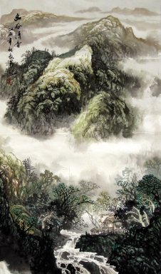 Mountains, river - Chinese Painting