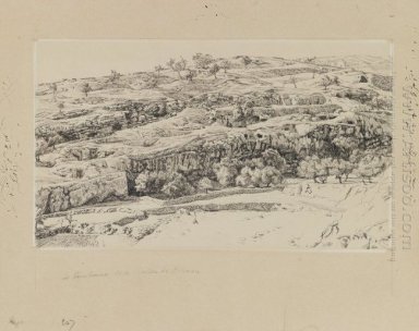 Os túmulos no vale de Hinom 1889