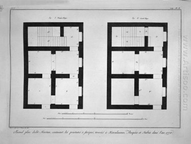 Plan van de Eerste en Tweede Verdieping van het Museum