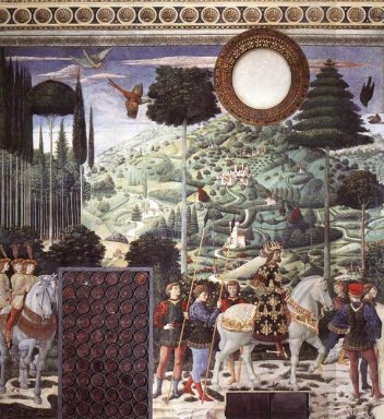 Шествие Волхв Мельхиор деталях 1461