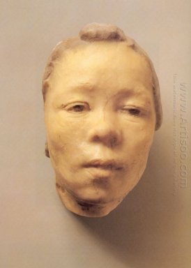 Maschera di Hanako l\'attrice giapponese 1911