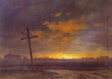 Landscape with a Cross. Lithuania