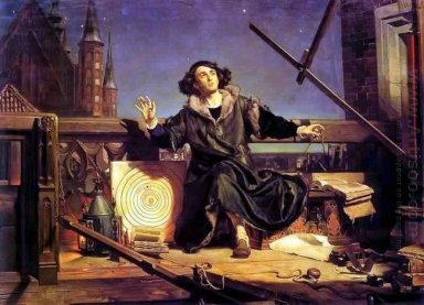 Copernic dans la tour chez Frombork 1872
